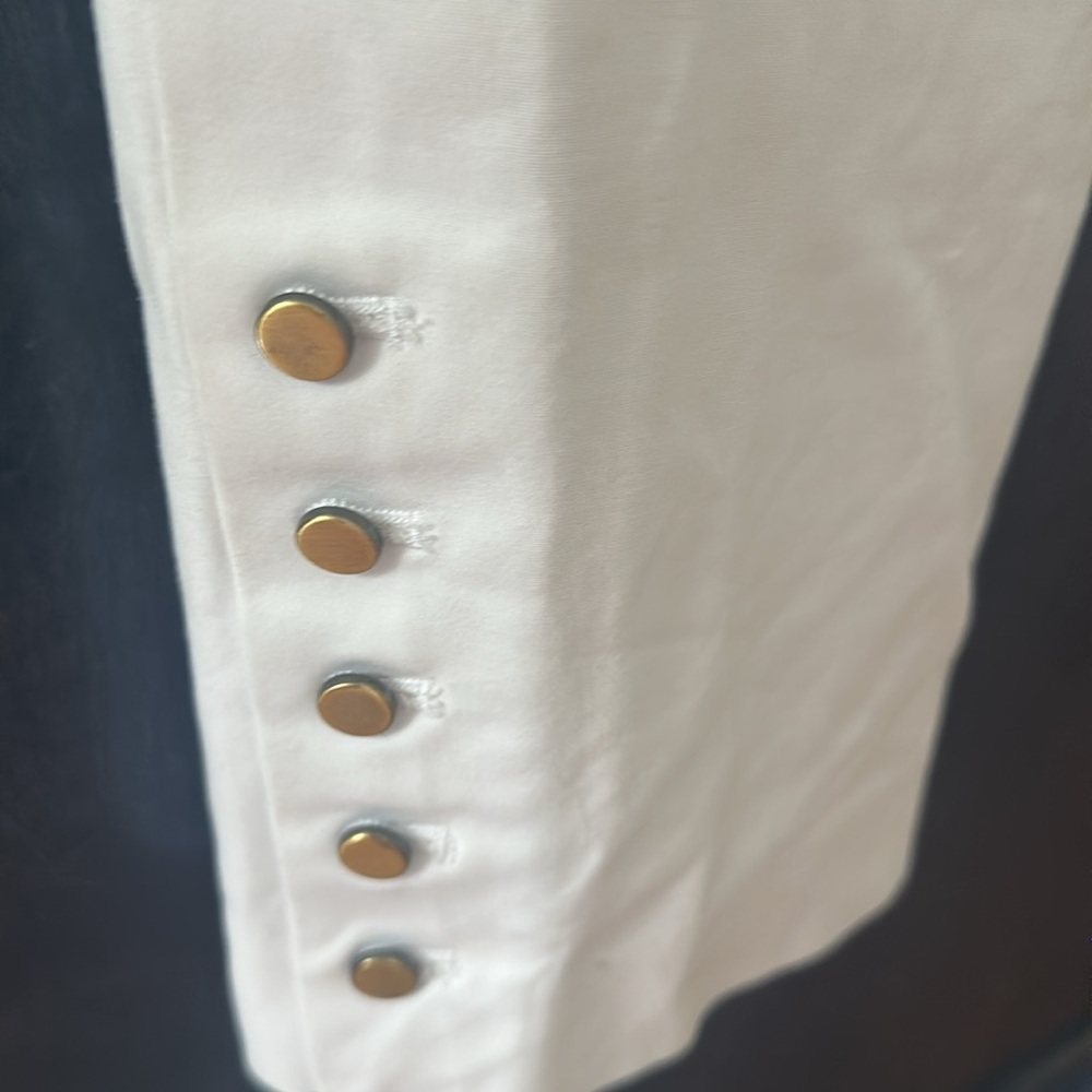 Talbots Hampshire Ankle Pants in Cream and Tan